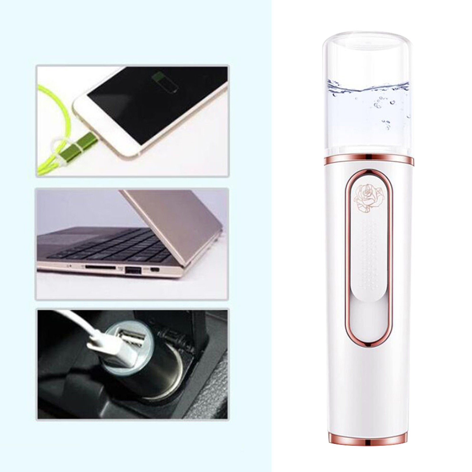 Facial Steamer Nano - Mini Portable Facial Steamer ABS Nano
