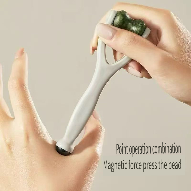 1pc Natural Jade Finger Massag - Spa Wellness Nature recension och pris