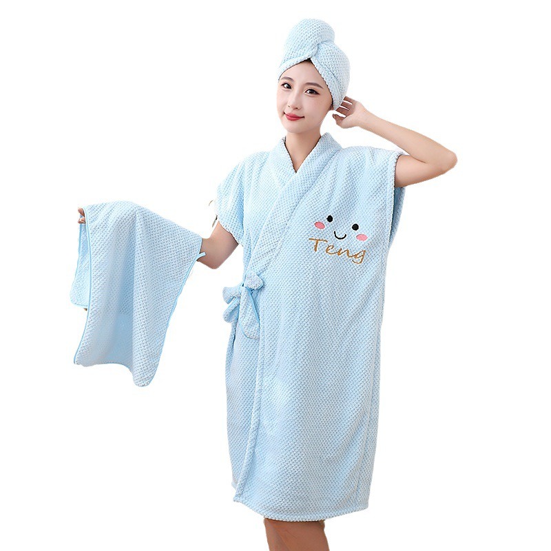 Pineapple Grid Bathrobe for Wo - Spa Y Wellness recension och pris