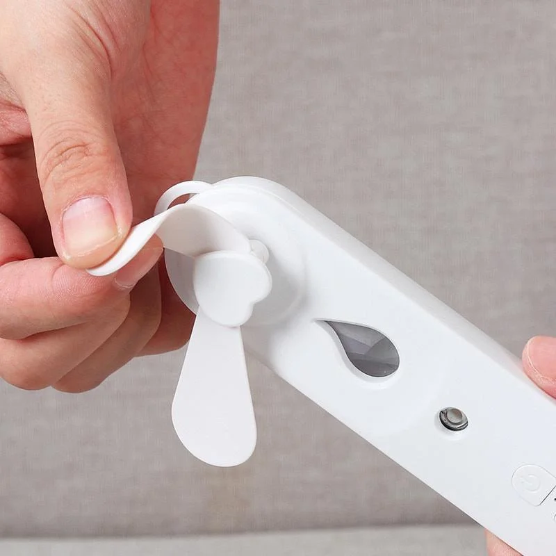 Portable 2in1 Mini Fan Humidif - Facial Steamer Nano recension och pris
