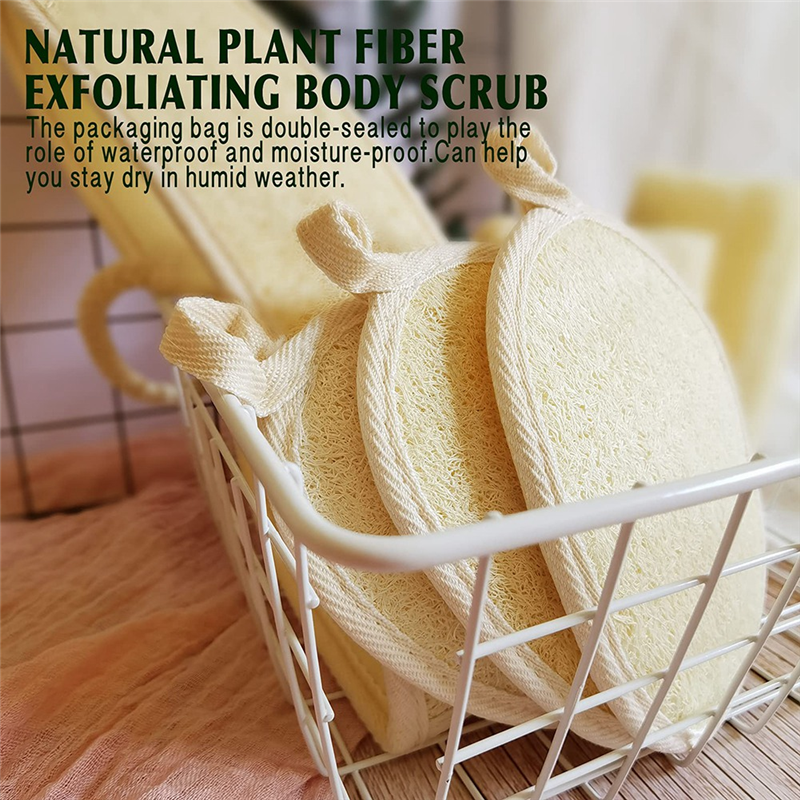 Eco-Friendly Loofah Sponge, Na - Body Loofah Natural recension och pris