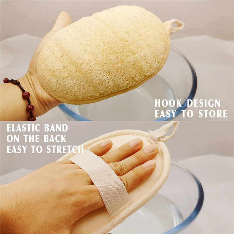 Eco-Friendly Loofah Sponge, Na - Body Loofah Natural recension och pris