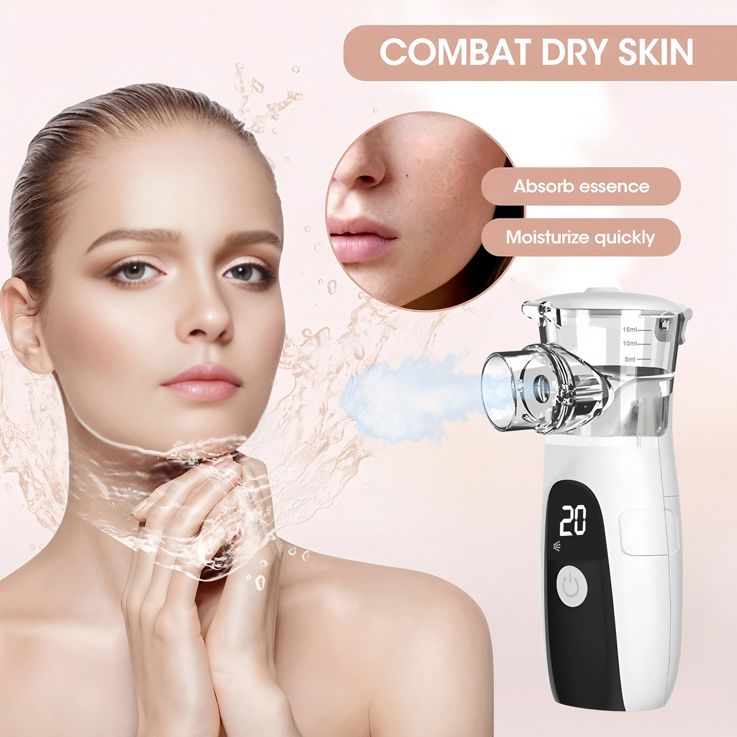 Mini Portable Hydrating Beauty - Facial Steamer Nano recension och pris