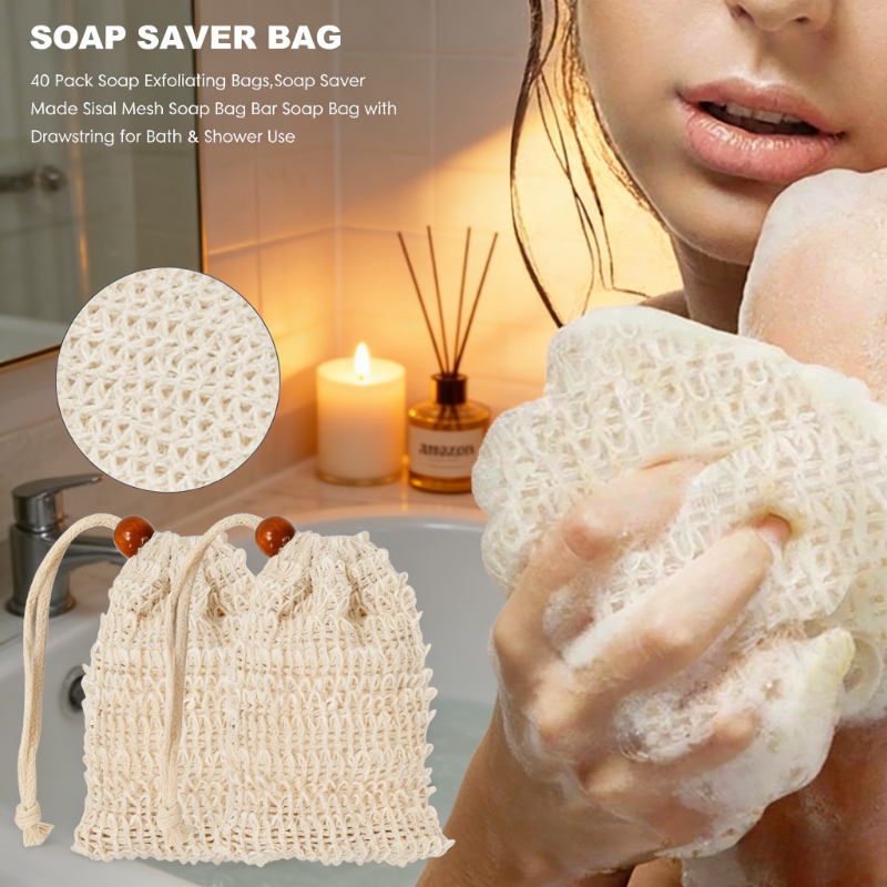 5-50Pcs Natural Sisal Soap Sav - Body Loofah Natural recension och pris