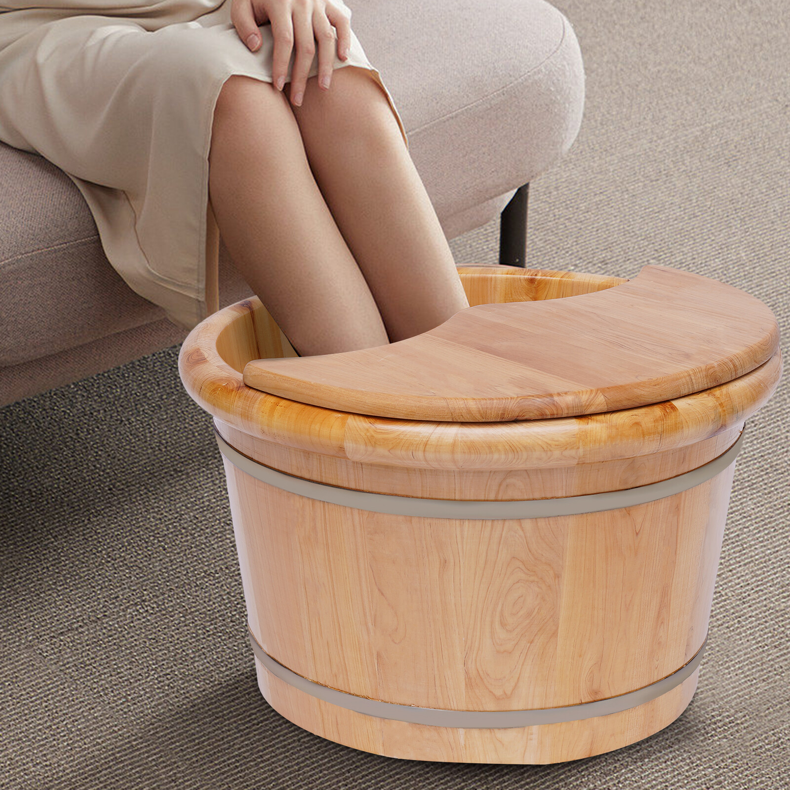 Cedar Wood Foot Bath Tub Leak- - Spa Y Wellness recension och pris