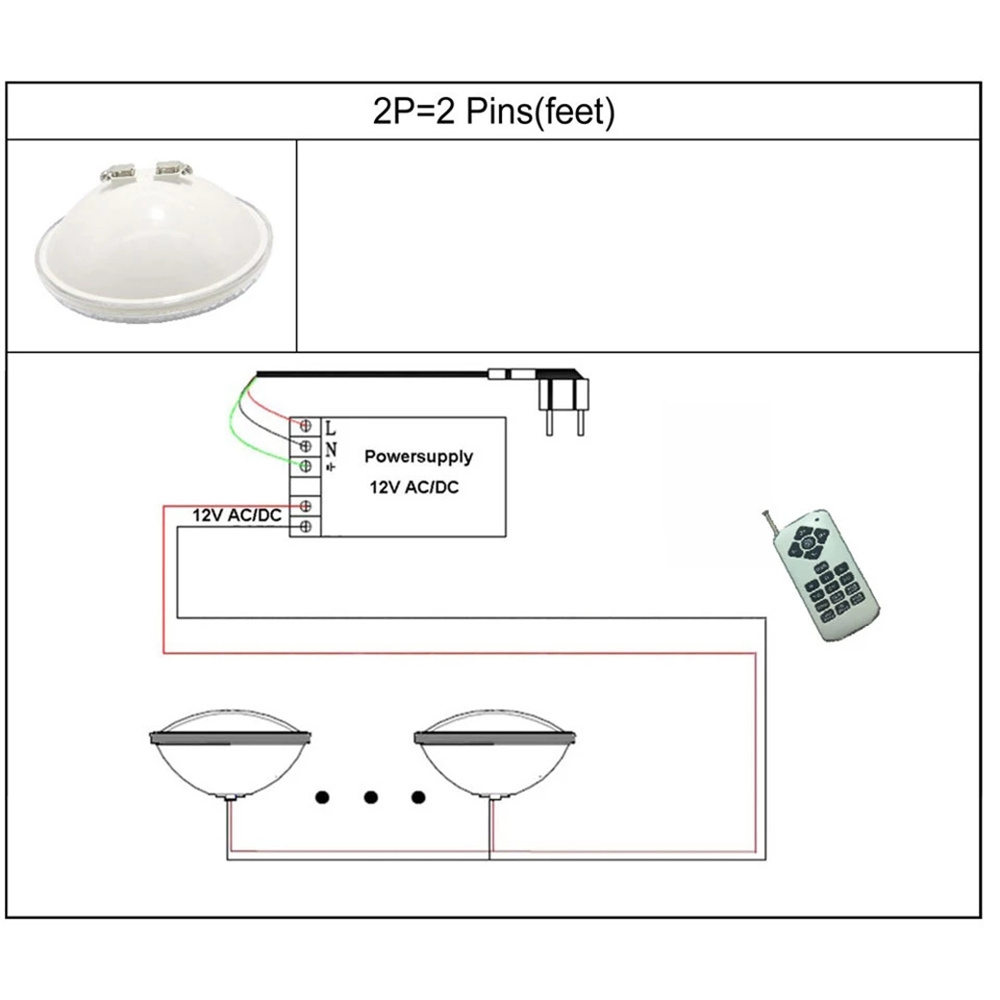 12W PAR56 RGB LED Underwater L - Xy Spa & Wellness Reviews recension och pris