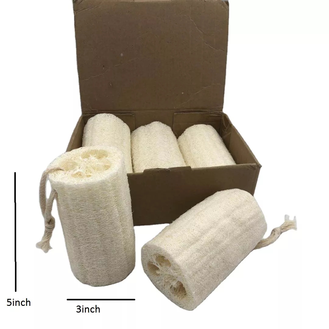 Natural Organic Okra Exfoliati - Body Loofah Natural recension och pris