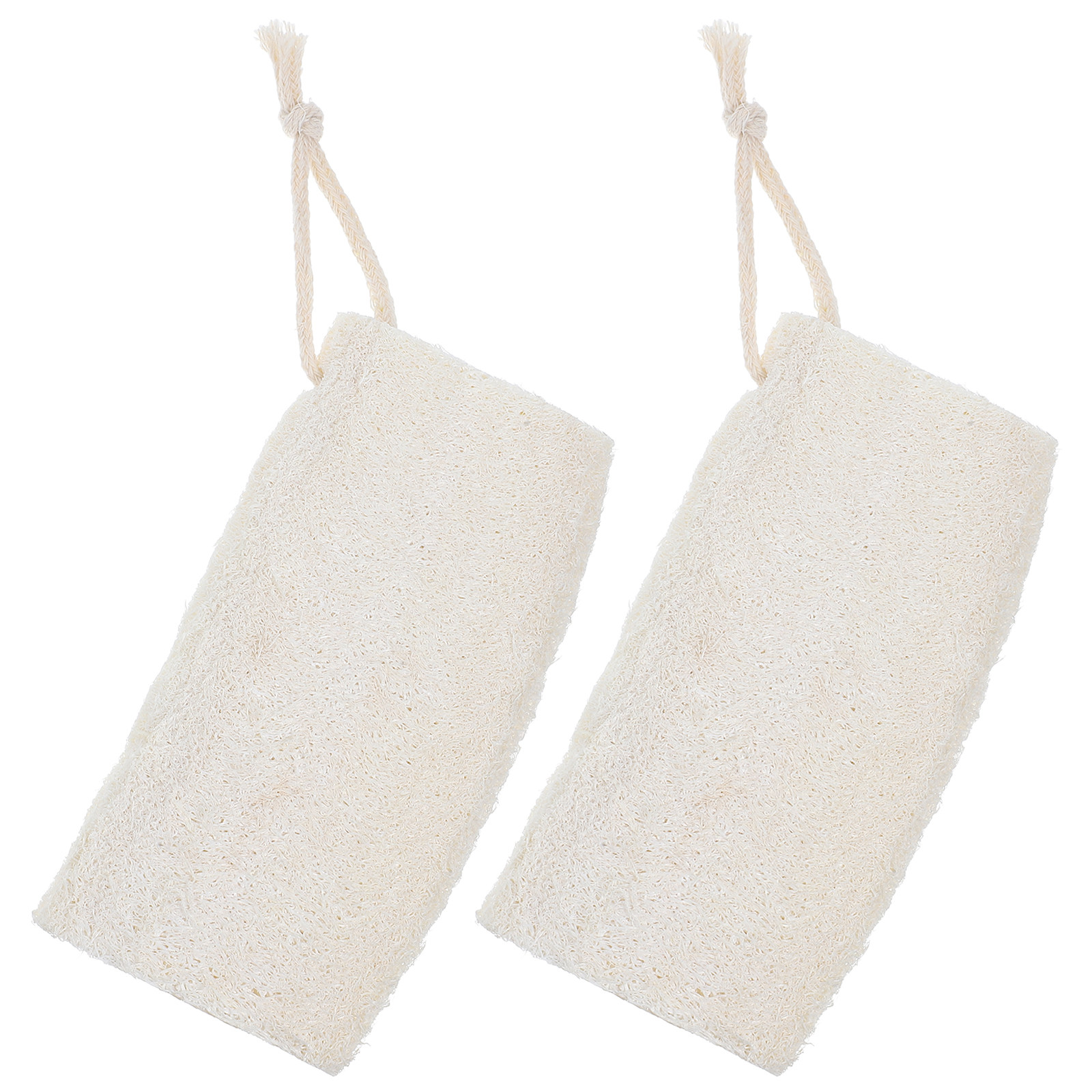 2Pcs Exfoliating Bath Loofah N - Body Loofah Natural recension och pris