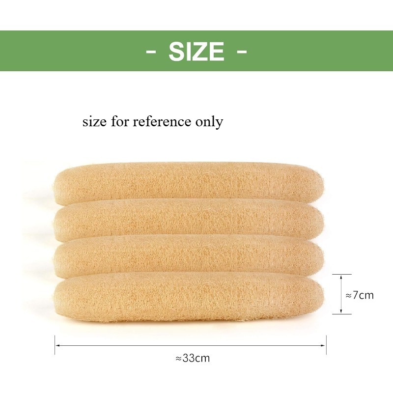 For Skin Care Spa Shower Body  - Body Loofah Natural recension och pris
