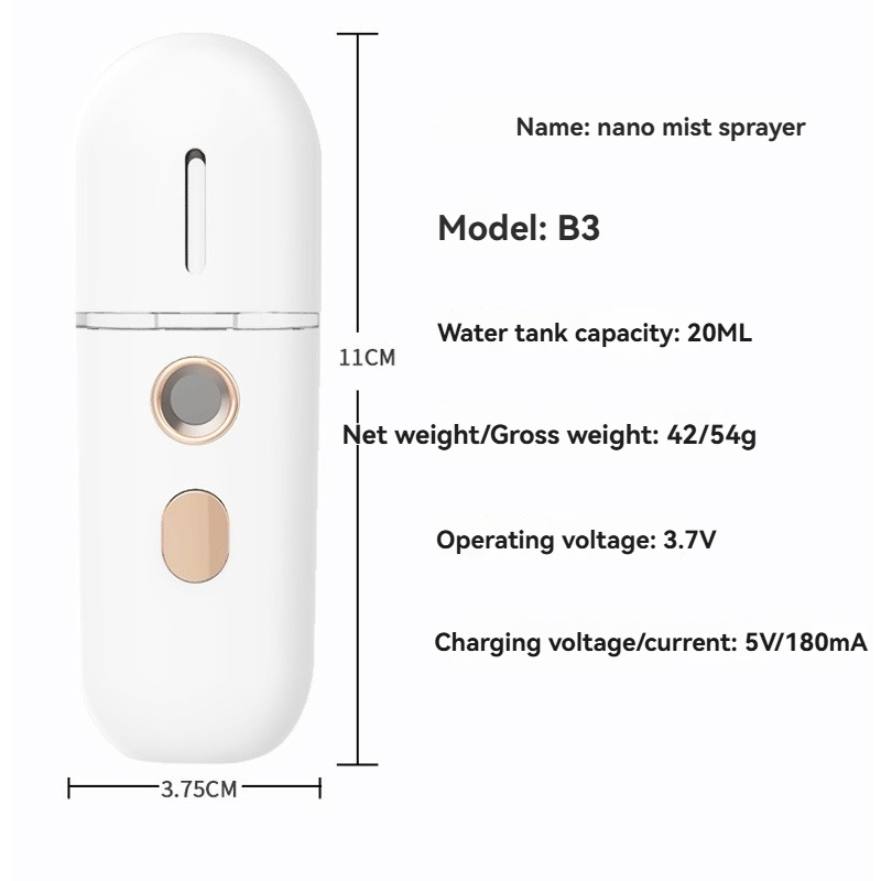 USB Rechargeable Mini Portable - Facial Steamer Nano recension och pris