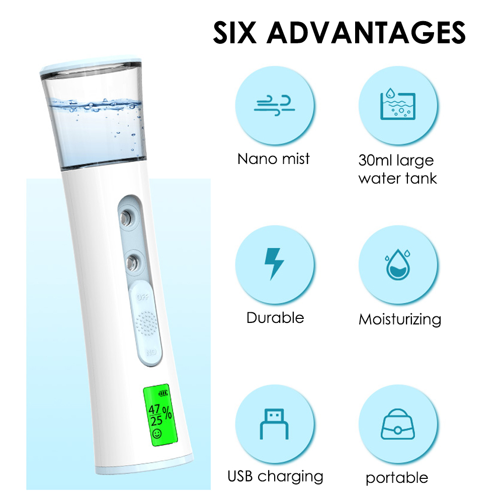 Double Spray-head Nano Mist Sp - Facial Steamer Nano recension och pris