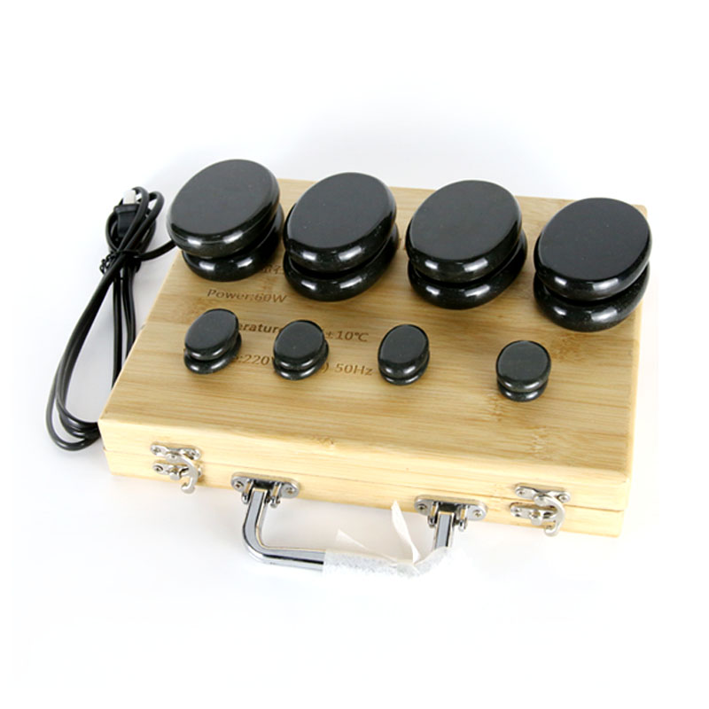 Hot Basalt Stone Massage Kit – - Spa Wellness Nature recension och pris