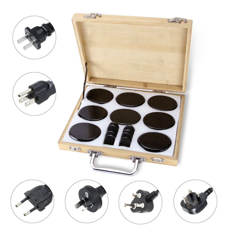 Hot Basalt Stone Massage Kit – - Spa Wellness Nature recension och pris