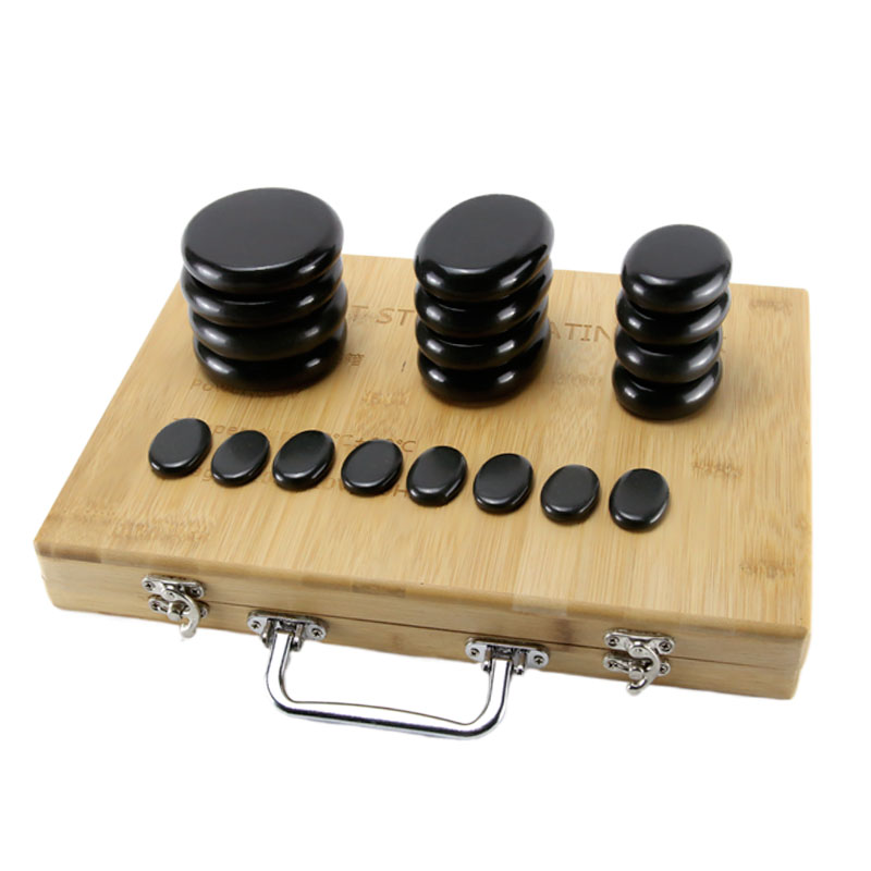 Hot Basalt Stone Massage Kit – - Spa Wellness Nature recension och pris