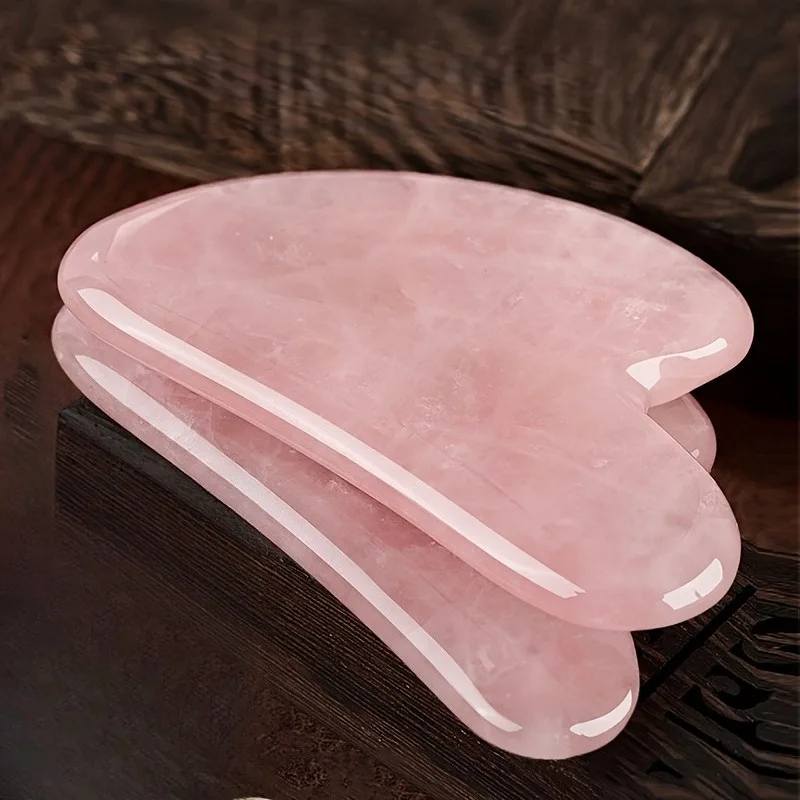 Natural Rose Quartz Heart Gua  - Spa Wellness Nature recension och pris